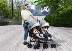 Jeep PowerGlyde Side-by-Side Double Stroller