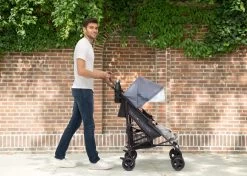 Delta Children 365 Plus Stroller -Kid Household Items 11464 2370 Delta 365 Plus Stroller Grey Lifestyle 06
