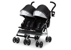 Jeep TurboGlyde Plus Side By Side Double Stroller -Kid Household Items 11509 001 Jeep TurboGlyde Side by Side Plus Black Silo 17