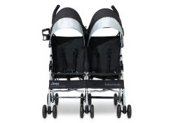 Jeep TurboGlyde Side By Side Double Stroller -Kid Household Items 11650 001 Jeep TurboGlyde Side by Side Stroller Black Silo 03