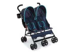 Delta Children LX Side By Side Stroller -Kid Household Items 11701 406 night sky double LX stroller angle right hi res 884e17fb 98c6 4b63 b253 b37b87b67a13