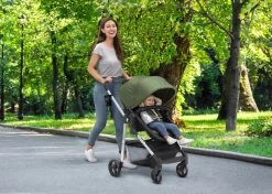 Jeep TurboGlyde 3-in-1 Stroller -Kid Household Items 12560 2182 Jeep TurboGlyde 2in1 Stroller Olive Green Lifestyle 10