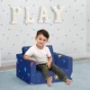 Delta Children Spaceship Cozee Flip Out Chair - 2-in-1 Convertible Chair To Lounger For Kids