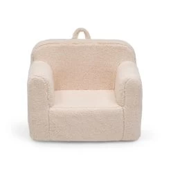 Delta Children Cozee Sherpa Chair For Kids -Kid Household Items 208224 5030 Sherpa CPD Chair Cream Silo 101