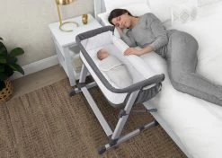 Dream Bedside Baby Bassinet 18 Dream Bedside Baby Bassinet -Kid Household Items 23351 2012 Simmons Dream Bed side Bassinet Lifestyle 03
