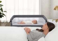 Dream Bedside Baby Bassinet 17 Dream Bedside Baby Bassinet -Kid Household Items 23351 2012 Simmons Dream Bed side Bassinet Lifestyle 05