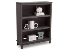Monterey Bookcase -Kid Household Items 330180 084 bookcase rustic grey props angle f55d2f4d 70be 4936 9f9c ba51572624c8