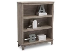 Monterey Bookcase -Kid Household Items 330180 119 bookcase rustic white props angle 2f43f303 2a51 4e1b 92ef 294c8aa12171