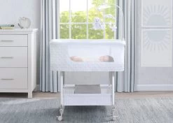 Nod Bassinet - Smart Sleeper Compatible With Amazon Alexa, Google Assistant And Delta Children Connect App