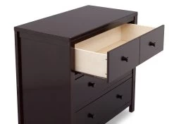 Delta Children 3 Drawer Dresser -Kid Household Items 535031 207 3 Drawer Dresser Dark Chocolate detail view 8a420105 2d67 4f0e 8104 2260033ea15a