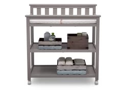 Delta Children Liberty Changing Table -Kid Household Items 540241 026 liberty changing table grey front eccf1d5d fd34 4f45 89e5 6dda2a557ad0