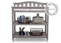 Delta Children Independence Changing Table -Kid Household Items 540242 026 Independence Changing Table Grey silo 98
