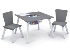 Delta Children 4-Piece Toddler Playroom Set -Kid Household Items 99606GN grey tnc right props hi res