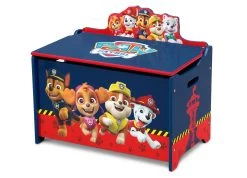 Delta Children PAW Patrol 4-Piece Playroom Set - Includes Table With 2 Chairs And Deluxe Toy Box -Kid Household Items 99727PW 1121 bundle paw patrol silo 12