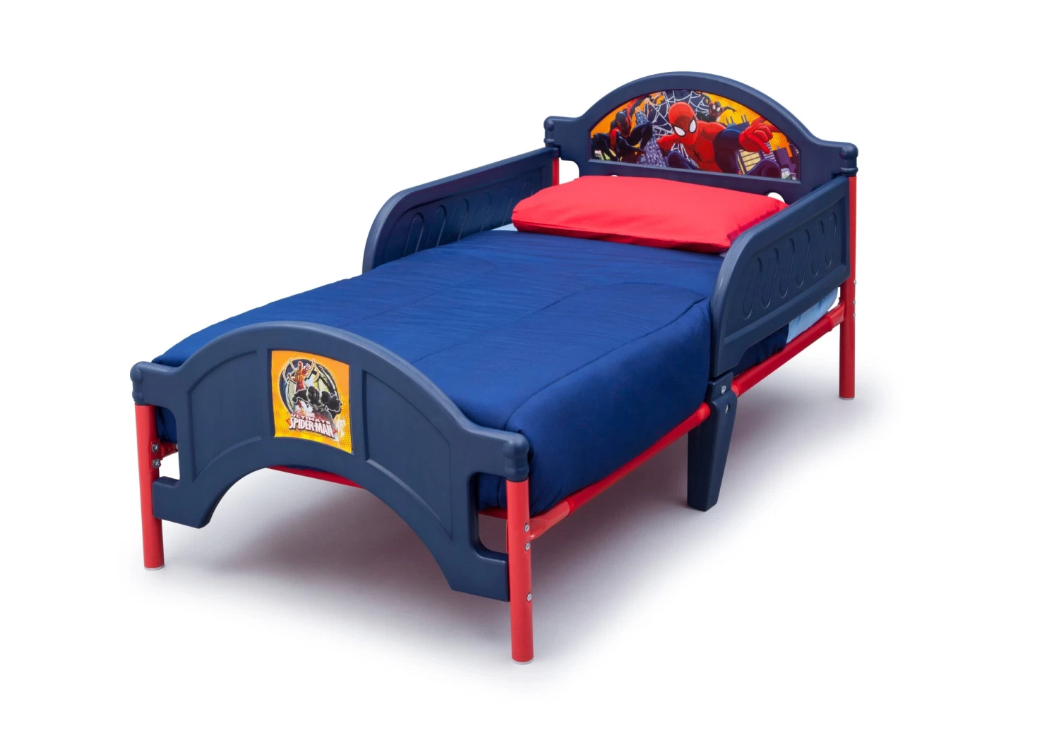 Delta Children Marvel Spider-Man 4-Piece Toddler Bedroom Set - Includes Toddler Bed And Table With 2 Chairs 2 Delta Children Marvel Spider-Man 4-Piece Toddler Bedroom Set - Includes Toddler Bed And Table With 2 Chairs - Image 2