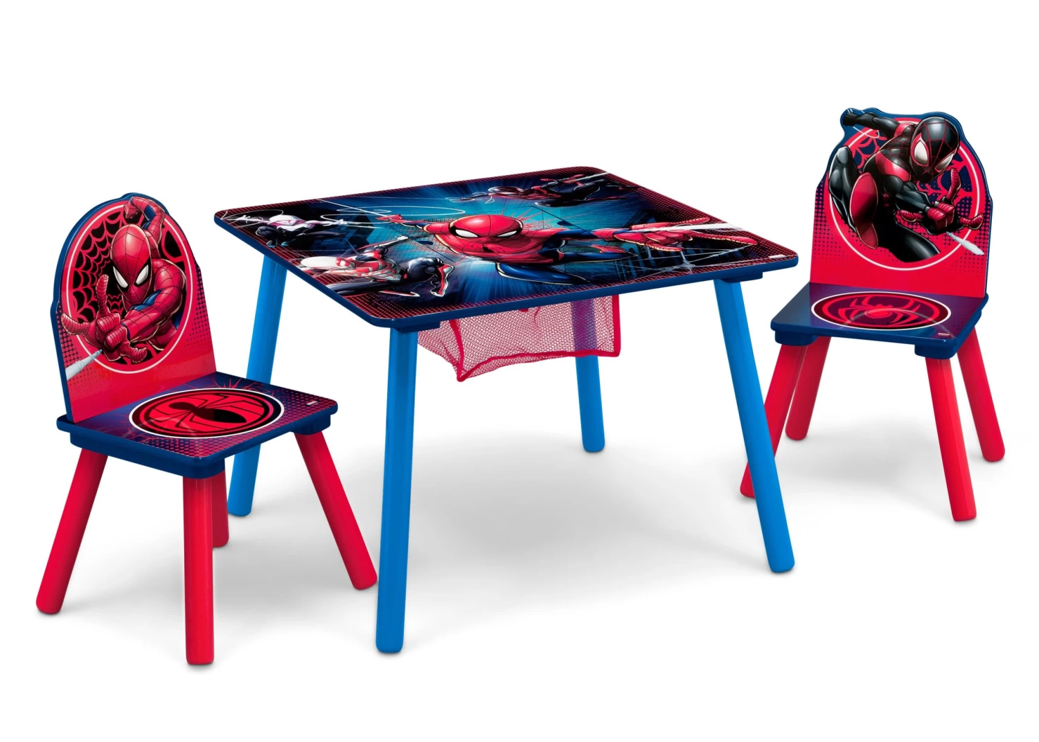 Delta Children Marvel Spider-Man 4-Piece Toddler Bedroom Set - Includes Toddler Bed And Table With 2 Chairs 3 Delta Children Marvel Spider-Man 4-Piece Toddler Bedroom Set - Includes Toddler Bed And Table With 2 Chairs - Image 3