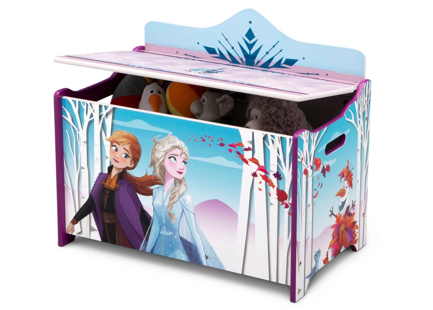 Delta Children Disney Frozen 2-Piece Toddler Bedroom Set - Includes Toddler Bed And Deluxe Toy Box 3 Delta Children Disney Frozen 2-Piece Toddler Bedroom Set - Includes Toddler Bed And Deluxe Toy Box - Image 3