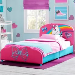 Delta Children JoJo Siwa Upholstered Twin Bed