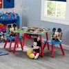 Delta Children Mickey Mouse Kids Table And Chair Set With Storage