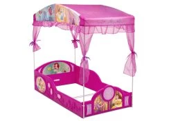 Disney Princess Plastic Sleep And Play Toddler Bed With Canopy By Delta Children 8 Disney Princess Plastic Sleep And Play Toddler Bed With Canopy By Delta Children -Kid Household Items BB81439PS princess sleep and play canopy bed right no mattress