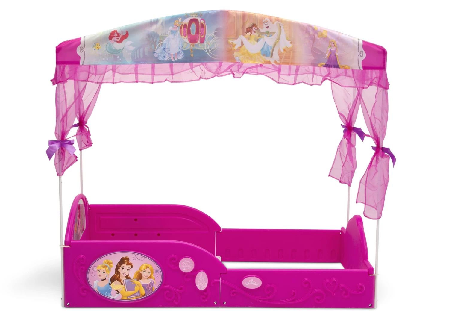 Disney Princess Plastic Sleep And Play Toddler Bed With Canopy By Delta Children 3 Disney Princess Plastic Sleep And Play Toddler Bed With Canopy By Delta Children - Image 3