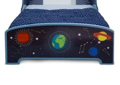 Delta Children Space Adventures Rocket Ship Wood Toddler Bed -Kid Household Items BB81445GN generic space wood toddler bed footboard high res