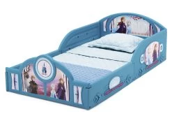 Delta Children Frozen II Plastic Sleep And Play Toddler Bed 8 Delta Children Frozen II Plastic Sleep And Play Toddler Bed -Kid Household Items BB81450FZ Bed Left hi res