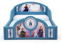 Delta Children Frozen II Plastic Sleep And Play Toddler Bed 11 Delta Children Frozen II Plastic Sleep And Play Toddler Bed -Kid Household Items BB81450FZ frozen2 Bed Footboard web