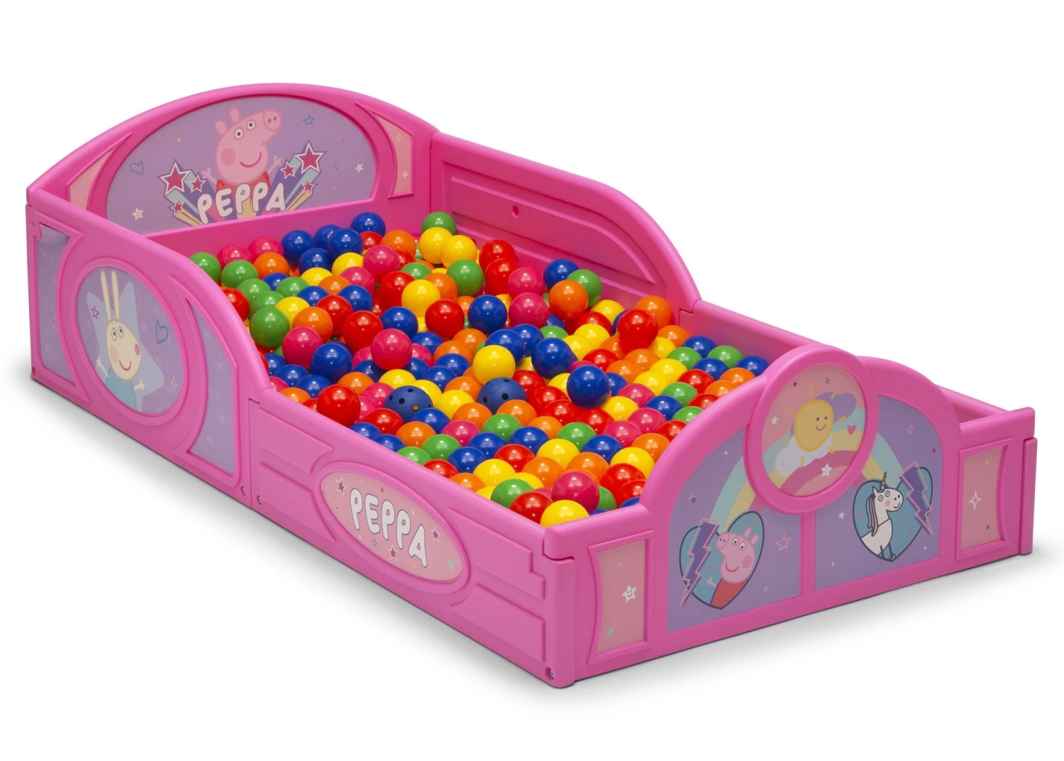 Delta Children Peppa Pig Plastic Sleep And Play Toddler Bed 4 Delta Children Peppa Pig Plastic Sleep And Play Toddler Bed - Image 4
