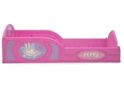 Delta Children Peppa Pig Plastic Sleep And Play Toddler Bed 15 Delta Children Peppa Pig Plastic Sleep And Play Toddler Bed -Kid Household Items BB81454PG peppa sleep and play side1 hi res