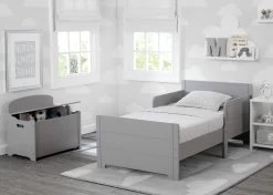 Delta Children MySize Toddler Bed -Kid Household Items BB81480GN TB83460GN 026 toddler bed grey room
