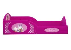 Delta Children Minnie Mouse Plastic Sleep And Play Toddler Bed -Kid Household Items BB81490MN minnie plastic bed right side hi res