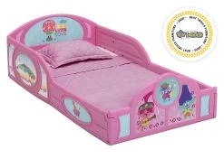 Delta Children Trolls World Tour Plastic Sleep And Play Toddler Bed 11 Delta Children Trolls World Tour Plastic Sleep And Play Toddler Bed -Kid Household Items BB81511TR 1177 Trolls World Tour Plastic Sleep and Play Toddler Bed nocolor silo 98