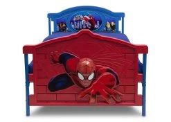 Delta Children Spider-Man Plastic 3D Twin Bed -Kid Household Items BB86658SM spiderman twin bed details 01 hi res b4993a33 18b8 439d b644 f6f733cb8911