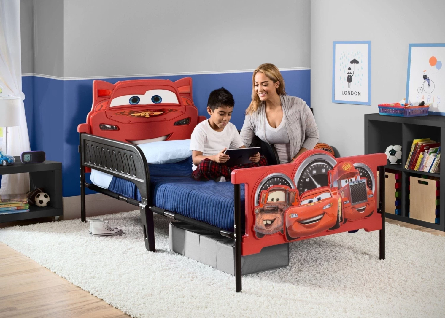 Delta Children Cars Plastic 3D Twin Bed 2 Delta Children Cars Plastic 3D Twin Bed - Image 2