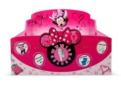 Delta Children Minnie Mouse Interactive Wood Toddler Bed -Kid Household Items BB86930MN minnie wooden toddler bed front 02 fb568d55 ef5c 45f7 8022 e8dfdc8c2b00