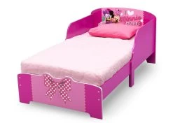 Delta Children Minnie Mouse Wood Toddler Bed 7 Delta Children Minnie Mouse Wood Toddler Bed -Kid Household Items BB86986MN minnie wooden toddler bed left b3b248b3 42bd 4377 845b cd24c72c900a