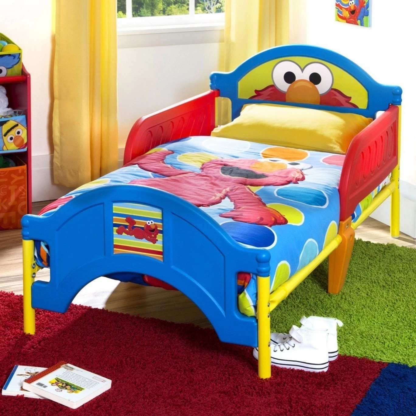 Delta Children Sesame Street Plastic Toddler Bed 1 Delta Children Sesame Street Plastic Toddler Bed