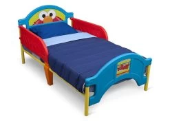Delta Children Sesame Street Plastic Toddler Bed 6 Delta Children Sesame Street Plastic Toddler Bed -Kid Household Items BB87115SS sesame elmo toddler bed right hi res 5e50d723 9baf 41ba a582 766dc4062241