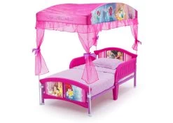 Delta Children Princess Canopy Toddler Bed -Kid Household Items BB87136PS princess canopy bed left ccbb5b58 f070 4511 a1e8 b362fc171efc
