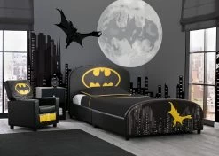 Delta Children Batman Upholstered Twin Bed 9 Delta Children Batman Upholstered Twin Bed -Kid Household Items BB87151BT UP83590BT upholstered bed chair roomshot hi res e20af88a 0246 44ed ba9f cd5d4b86dc6a