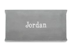 Delta Children Personalized Contoured Changing Pad With Plush Cover -Kid Household Items EM201270 5000 Changing Pad Embroidered Cover Silo 01