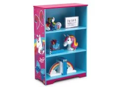 Delta Children JoJo Siwa Deluxe 3-Shelf Bookcase -Kid Household Items FL86759JS jojo siwa bookcase right props