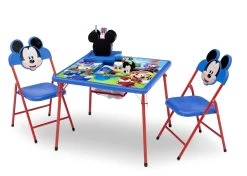 Delta Children Mickey Mouse 4-Piece Kids Furniture Set -Kid Household Items Opt 99528MM Mickey TNC set left open props hi res