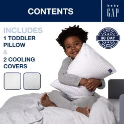 BabyGap Toddler Pillow With 2 Cooling Covers 6 BabyGap Toddler Pillow With 2 Cooling Covers -Kid Household Items P30620 3700 7