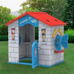 PAW Patrol Plastic Indoor/Outdoor Playhouse With Easy Assembly By Delta Children -Kid Household Items PH86531PW 1121 playhouse paw patrol lifestyle 114