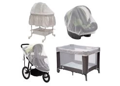 Delta Children 2-Pack Of Universal Mosquito Nets For Strollers, Joggers, Play Yards, Pack ‘n Plays, Infant Cars Seats, Infant Strollers & Bassinets
