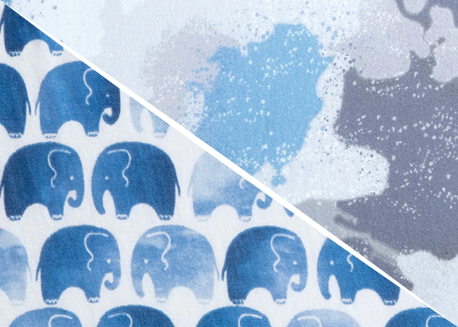 Delta Children Watercolor Elephant Fitted Crib Sheets - 2 Pack 2 Delta Children Watercolor Elephant Fitted Crib Sheets - 2 Pack - Image 2