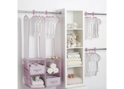 Delta Children 24 Piece Nursery Storage Set -Kid Household Items SS2056 693 24PieceNurseryStorageSet InfinityPink room 092f1966 ff7e 498b a162 0f1bb6888741