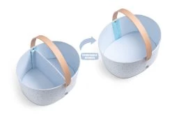 BabyGap 3-Pack Nested Fabric Storage Bins With Handles -Kid Household Items SS8478GP 3243callout blue 01